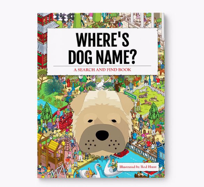 Personalized Where's {dogsName} Book